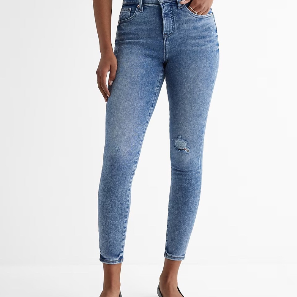 High Rise Never Used Express Jeans